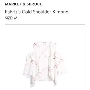 Market & Spruce Cold Shoulder Kimono